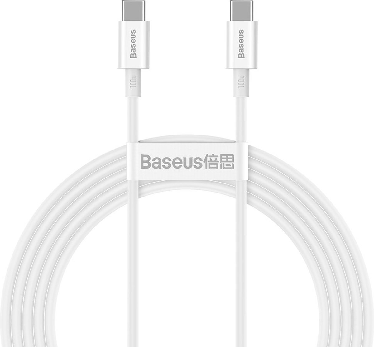 Baseus Superior Series Cable USB-C to USB-C 100W 2m (white)