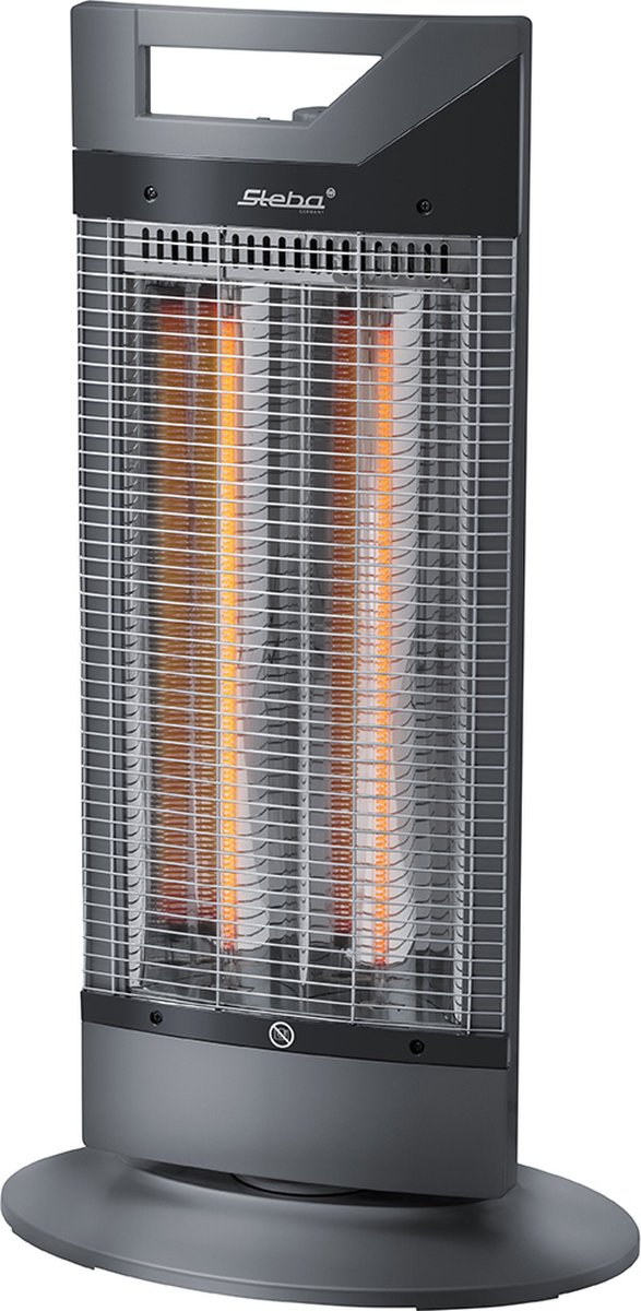 Steba CH 1 ECO Chauffage infrarouge 500 W, 1000 W noir