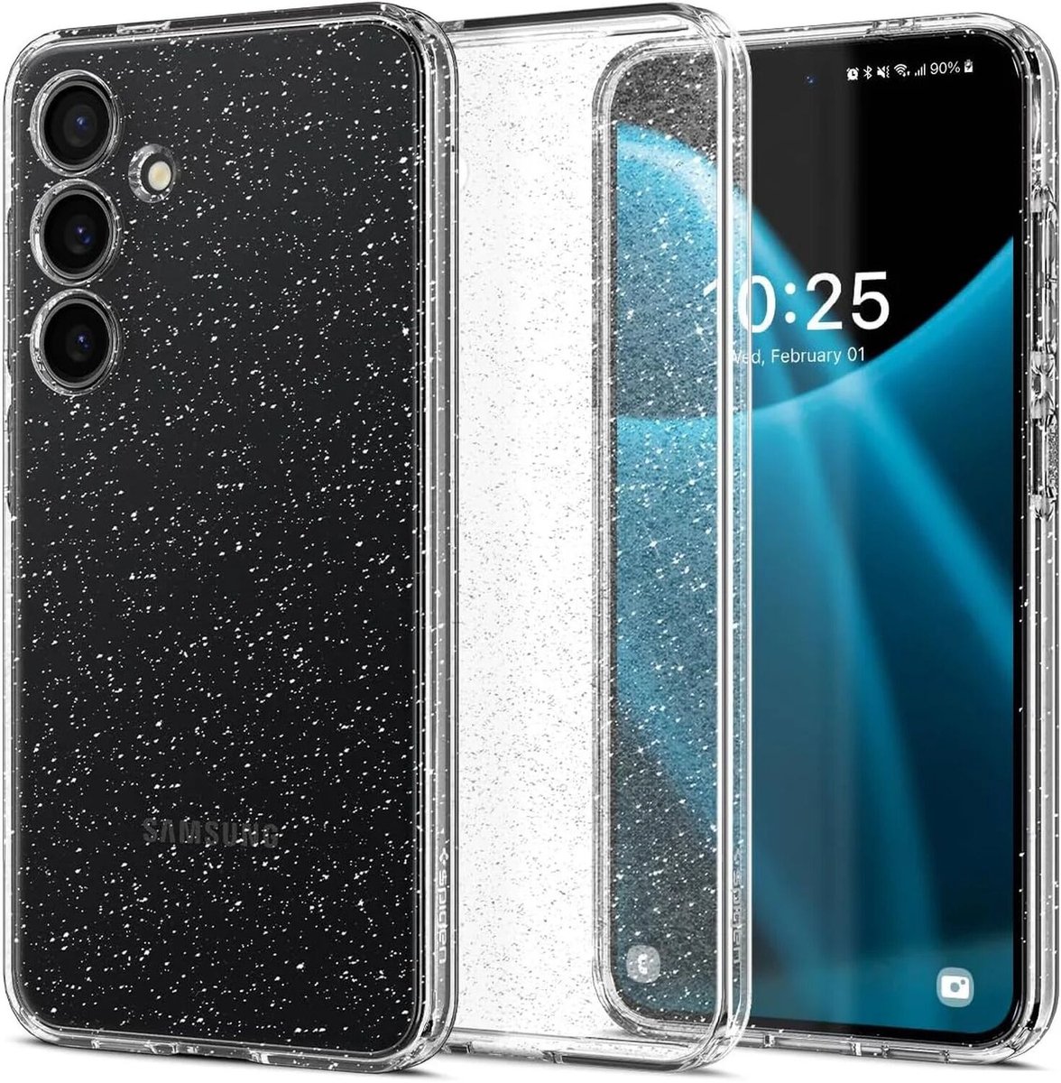 Spigen Liquid Crystal Glitter - crystal quartz - Samsung Galaxy S24
