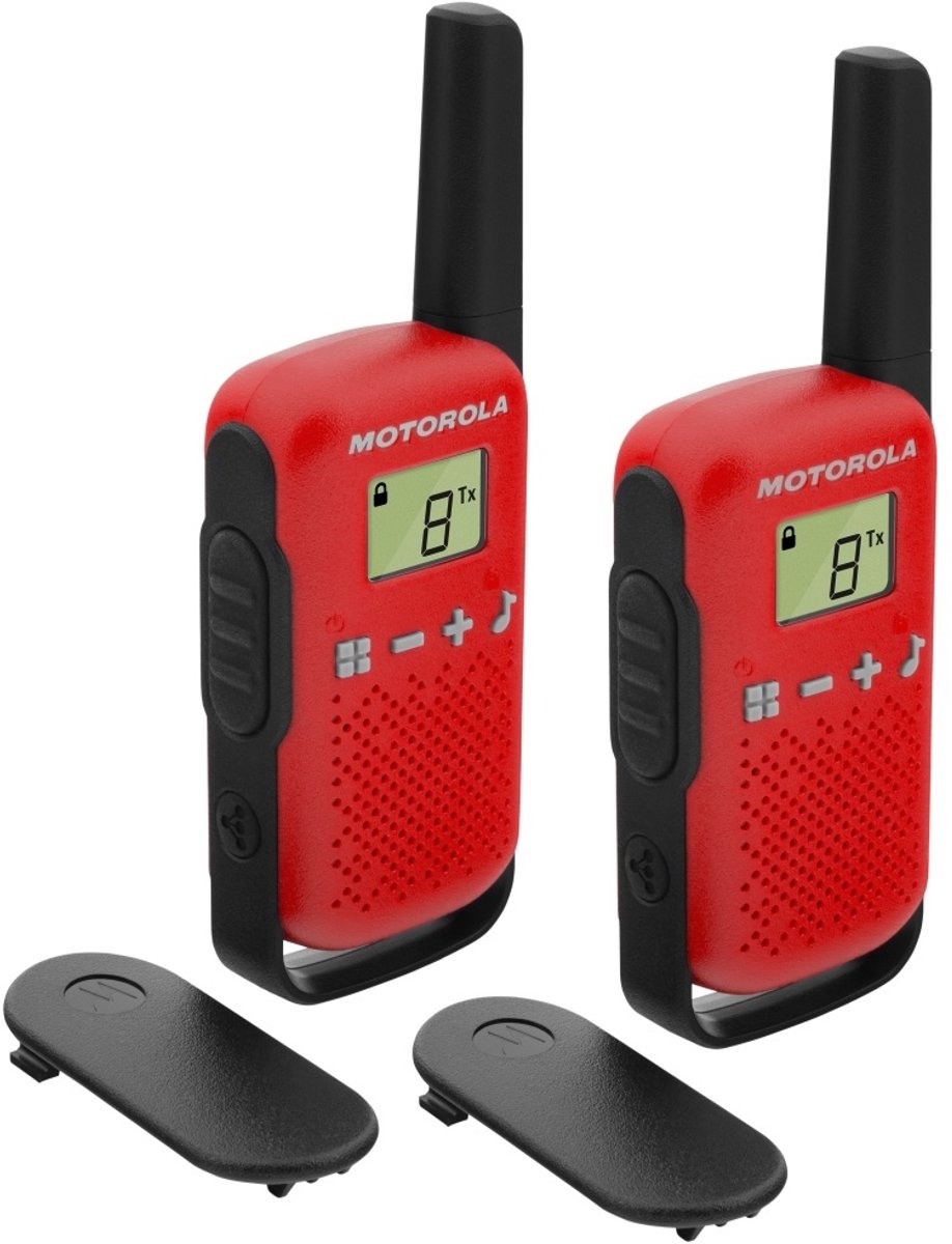 Motorola Talkabout T42 - Red - Twin Pack
