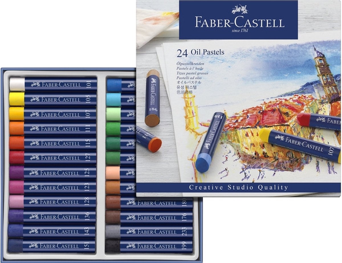 Faber-Castell Oliepastelkridt 24 stk.
