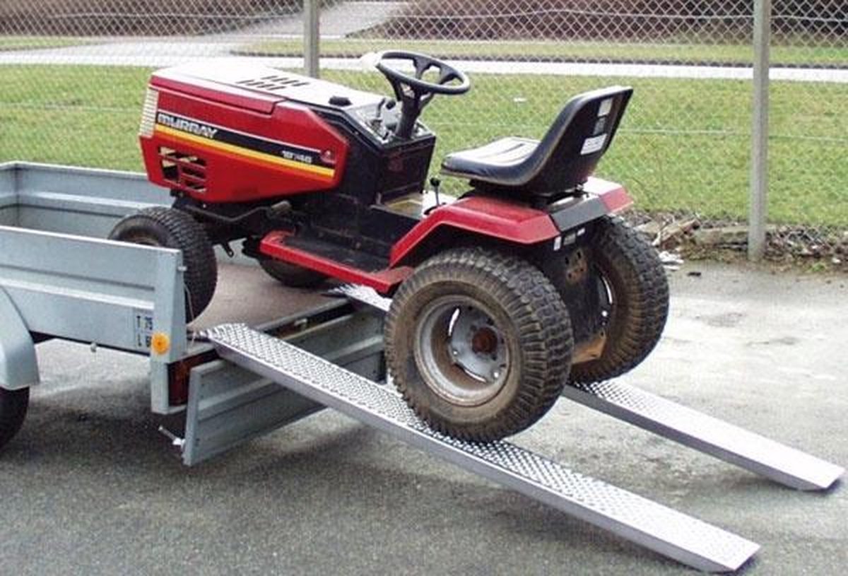 Rampe daccès 400 kg aluminium HP Autozubehör 11274 gerade 1500 mm x 215 mm x 35 mm