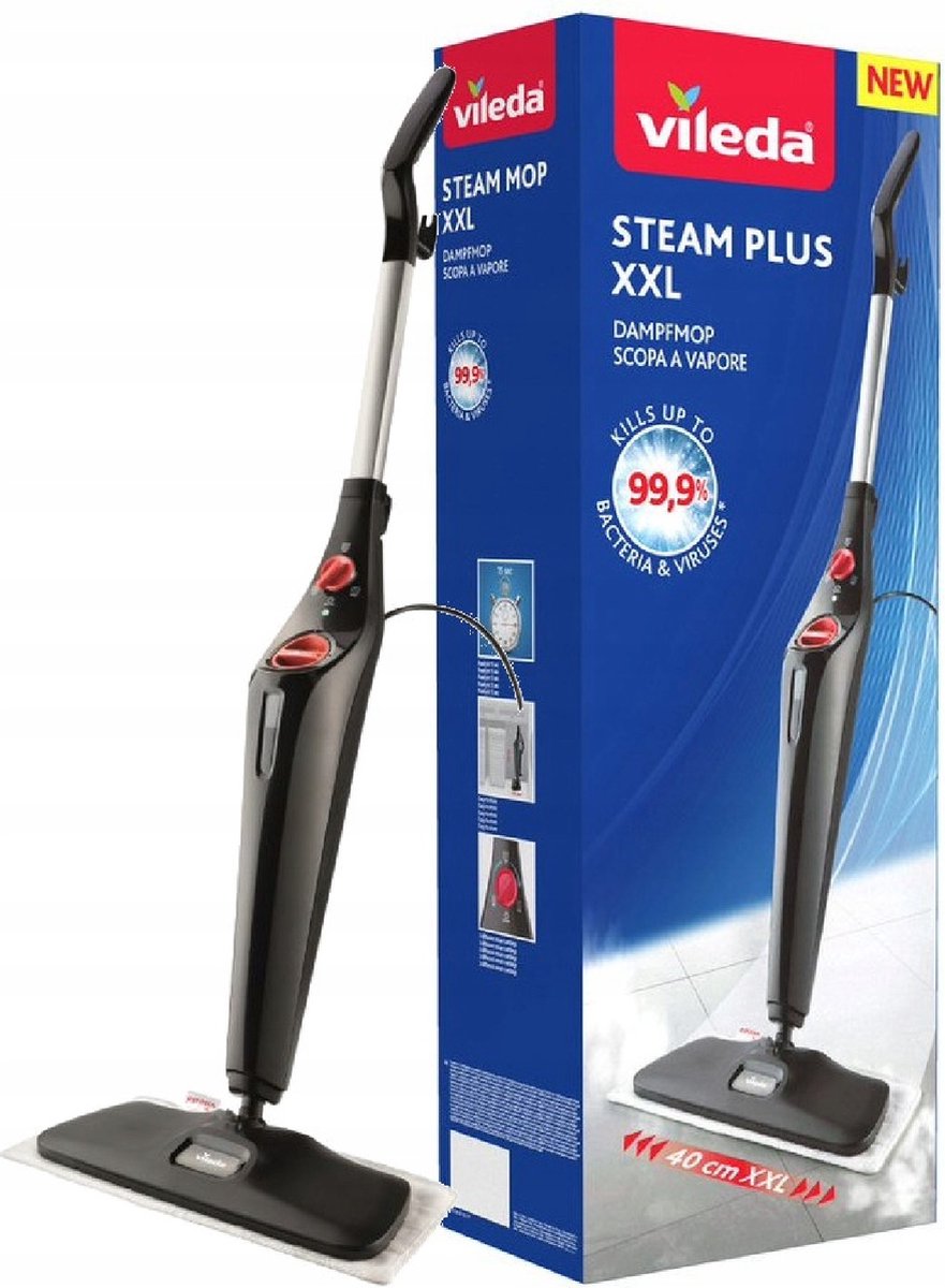 Vileda Steam Plus XXL Nettoyeur vapeur 168936 multicolore
