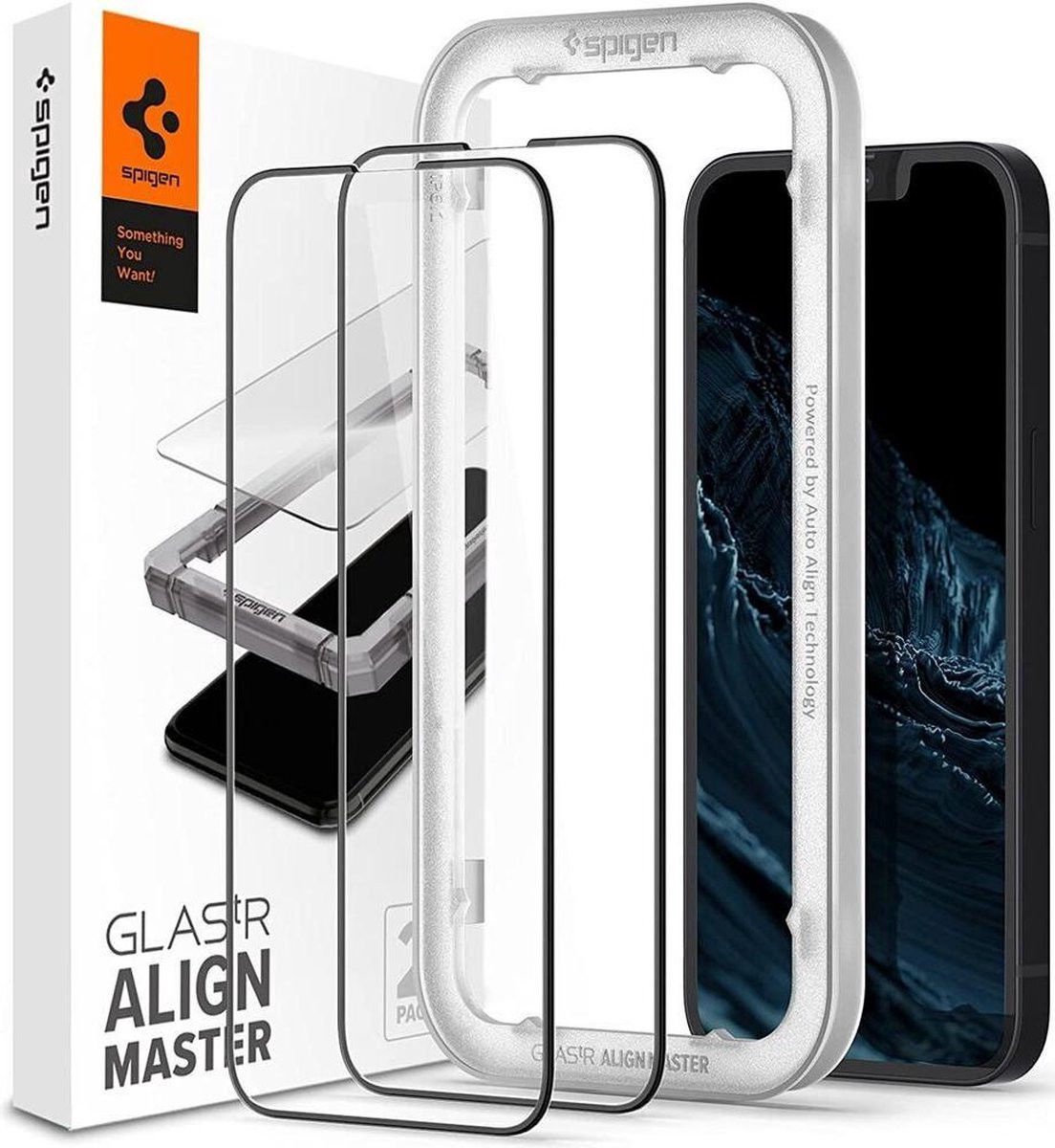 Spigen tR Align Master 2 Pack - FC black - iPhone 16e/14/13/13 Pro