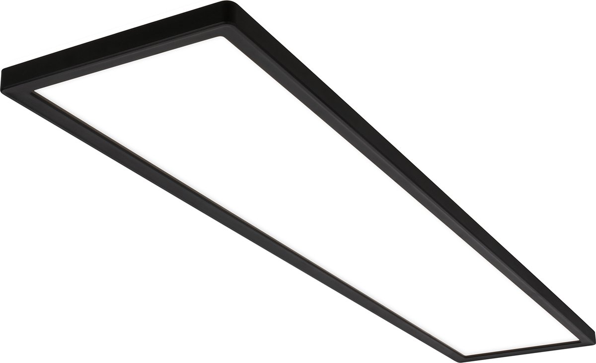 Briloner TAVA 7519415 Panneau à LED 36 W blanc neutre noir
