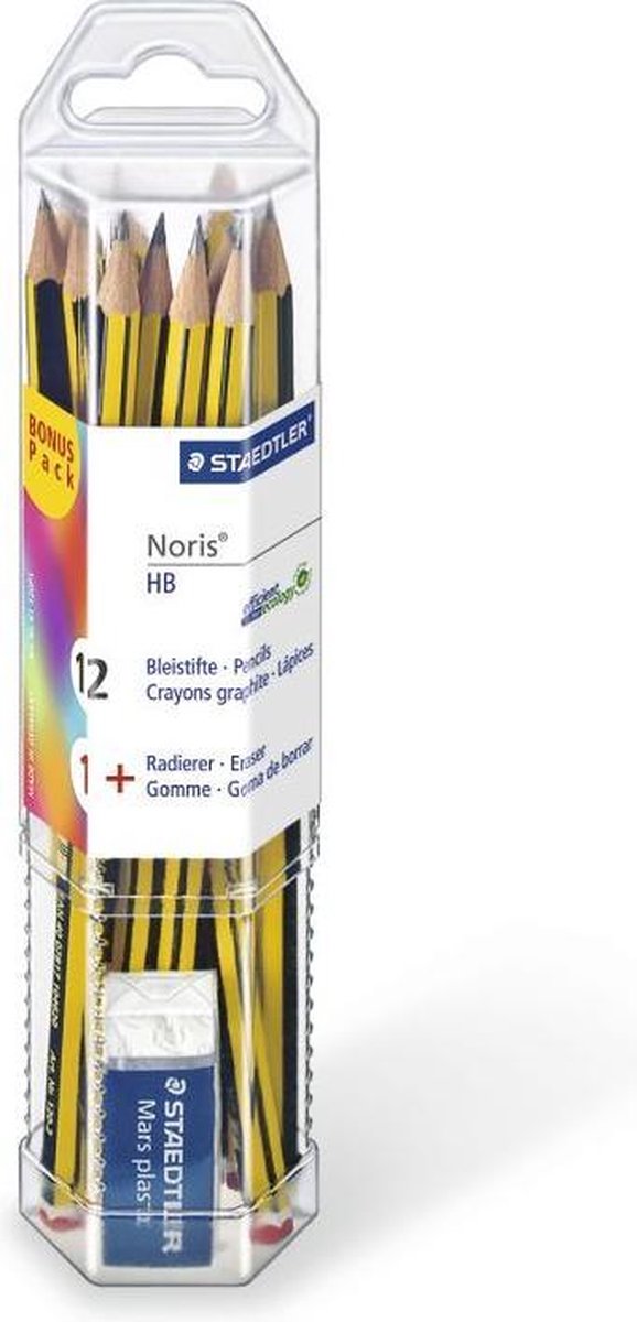 Staedtler Sæt Blyant + viskelæder- 100% PEFC