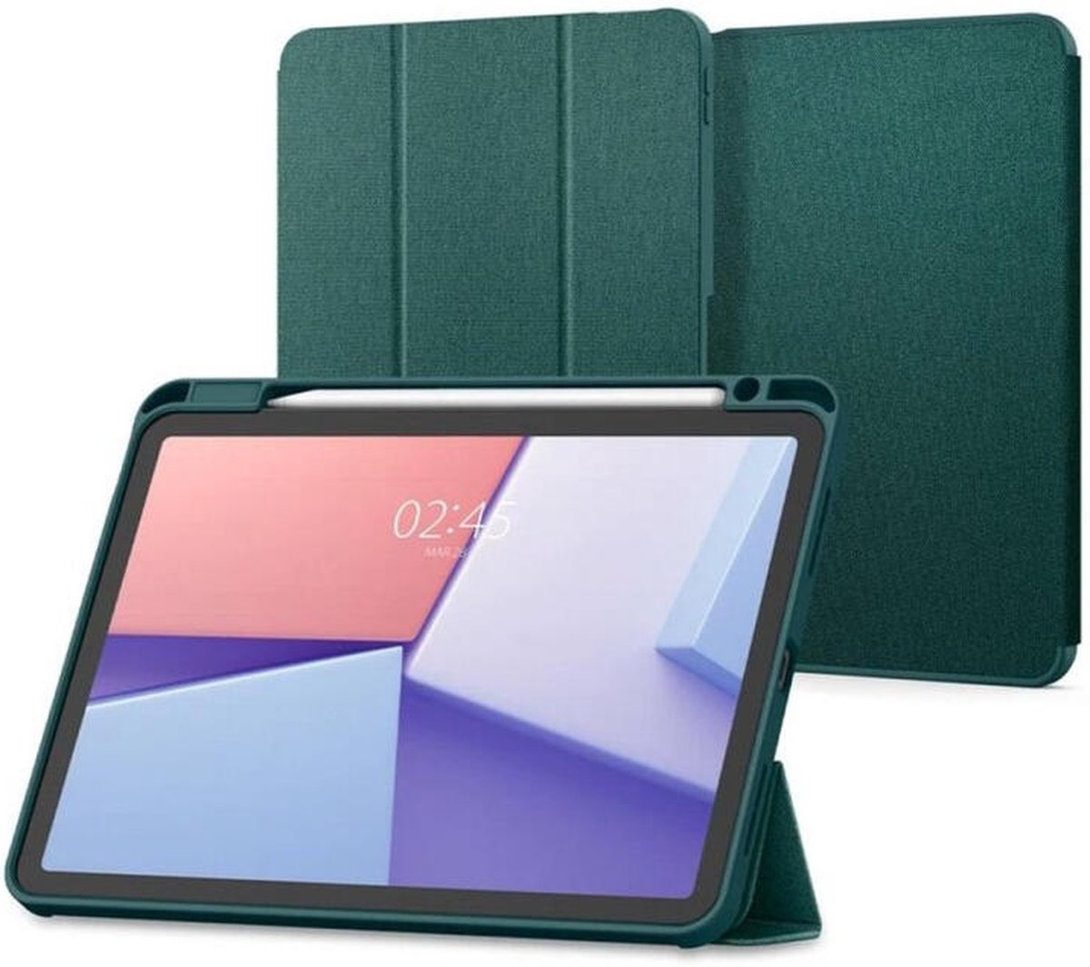 Spigen Urban Fit - midnight green - iPad Air 11" (2026/2025/2024) 10.9" (2022/2020)