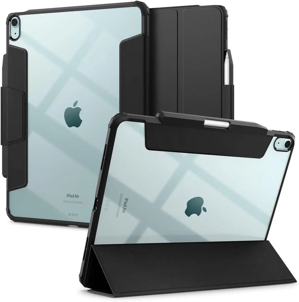Spigen Ultra Hybrid Pro - black - iPad Air 13" 2024/2025/2026