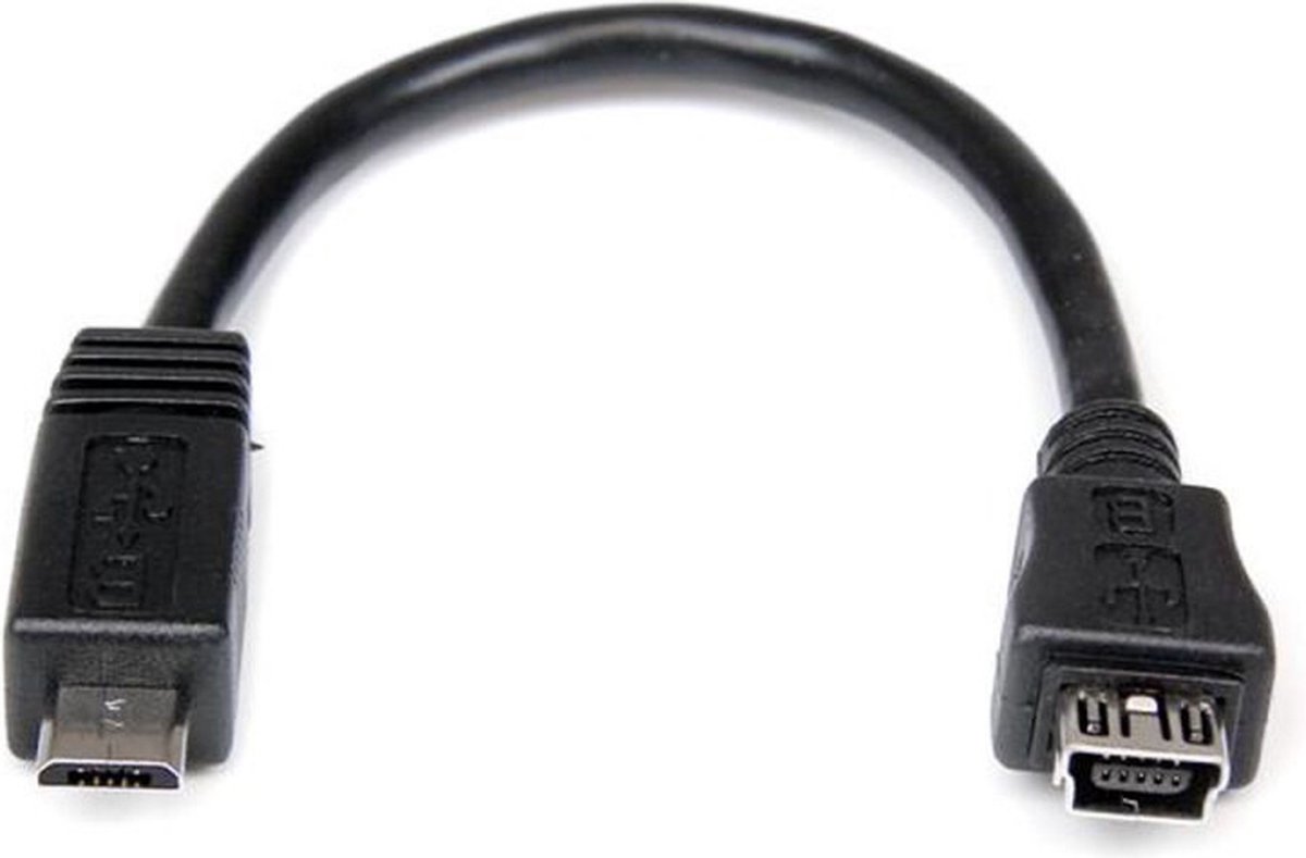 StarTech.com Micro USB to Mini USB Adapter Cable M/F