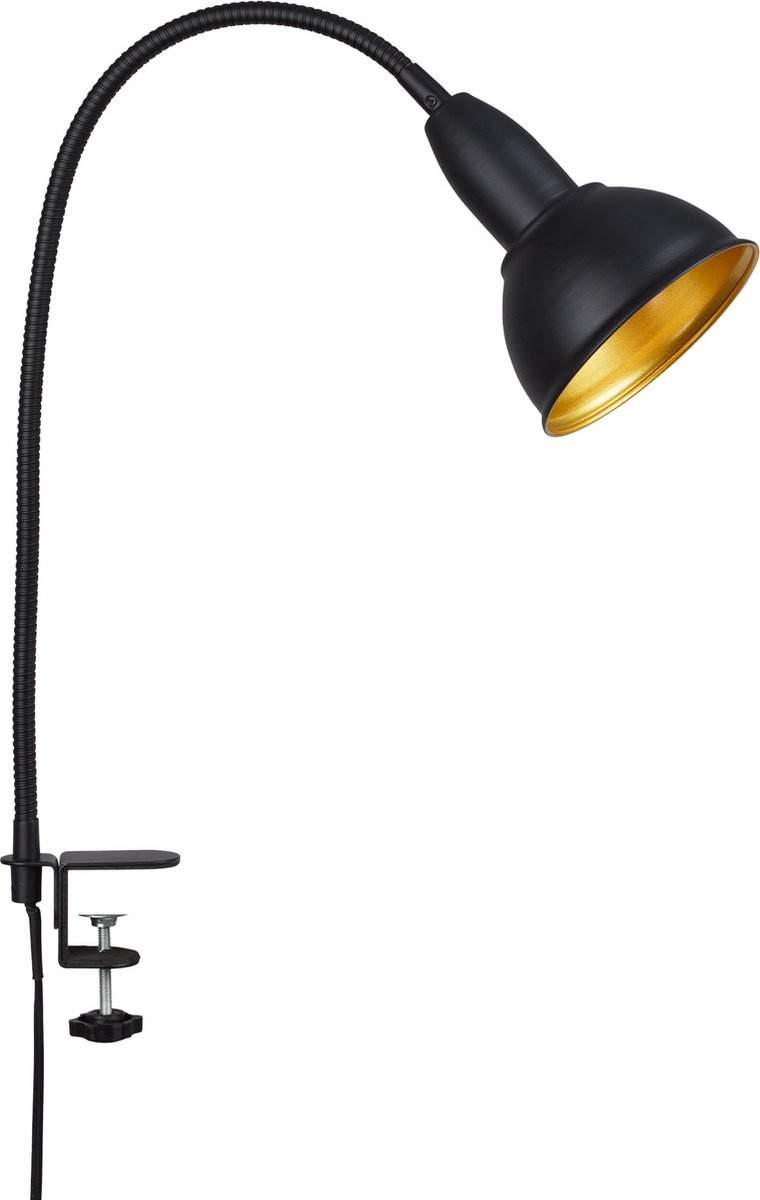 Briloner HYGGE 2603015 Spot à pince E14 25 W noir/or