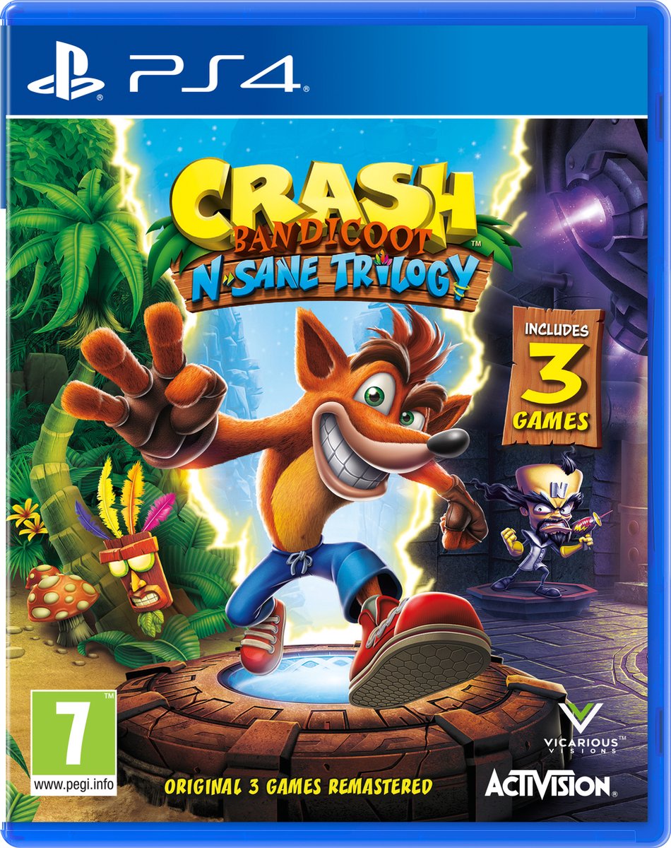 Crash Bandicoot N-Sane Trilogy - Sony PlayStation 4 - Samlinger