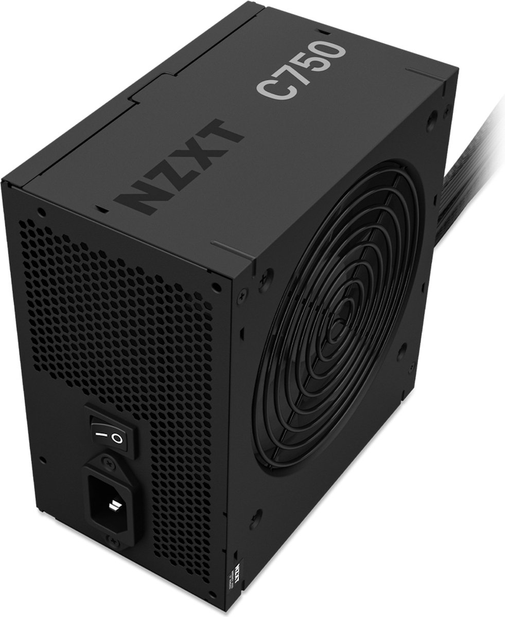 NZXT C-Series Bronze C750 Strømforsyning - 750 Watt - 120 mm - ATX 2.53 - 80 Plus Bronze certified