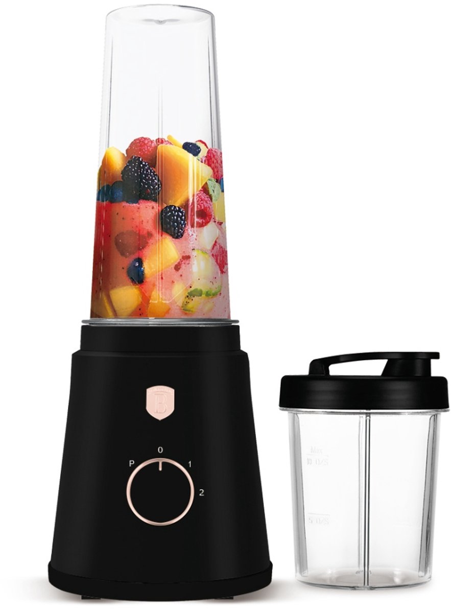 BerlingerHaus BH9878 Appareil à smoothie 320 W noir, or rose