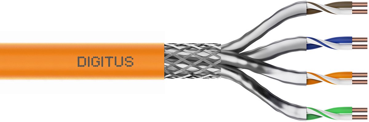 DIGITUS bulk cable - 250 m - orange RAL 2000 - Orange - 250m