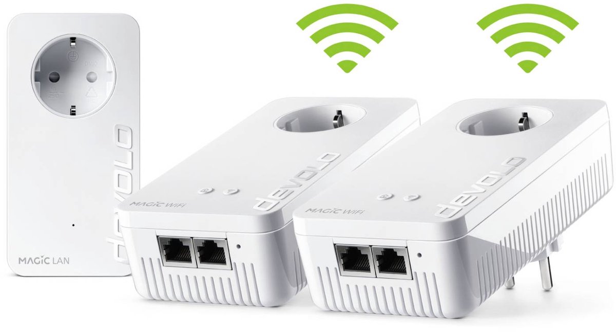 devolo Magic 2 WiFi 6 next Powerline Multiroom Kit Homeplug / PowerLine