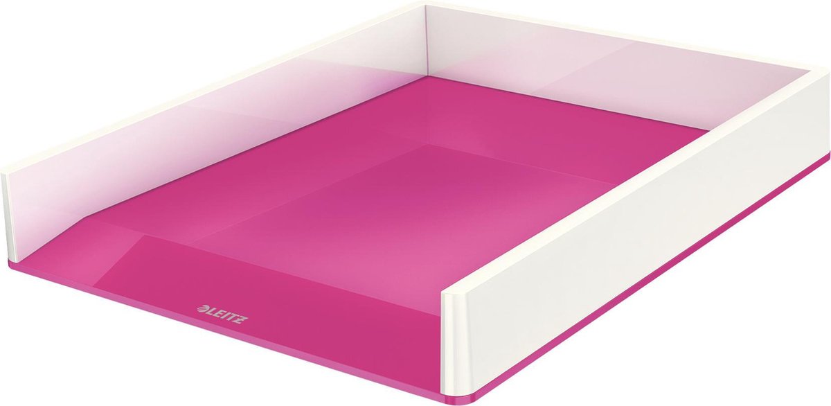 Leitz Brevbakke WOW tofarvet Pink