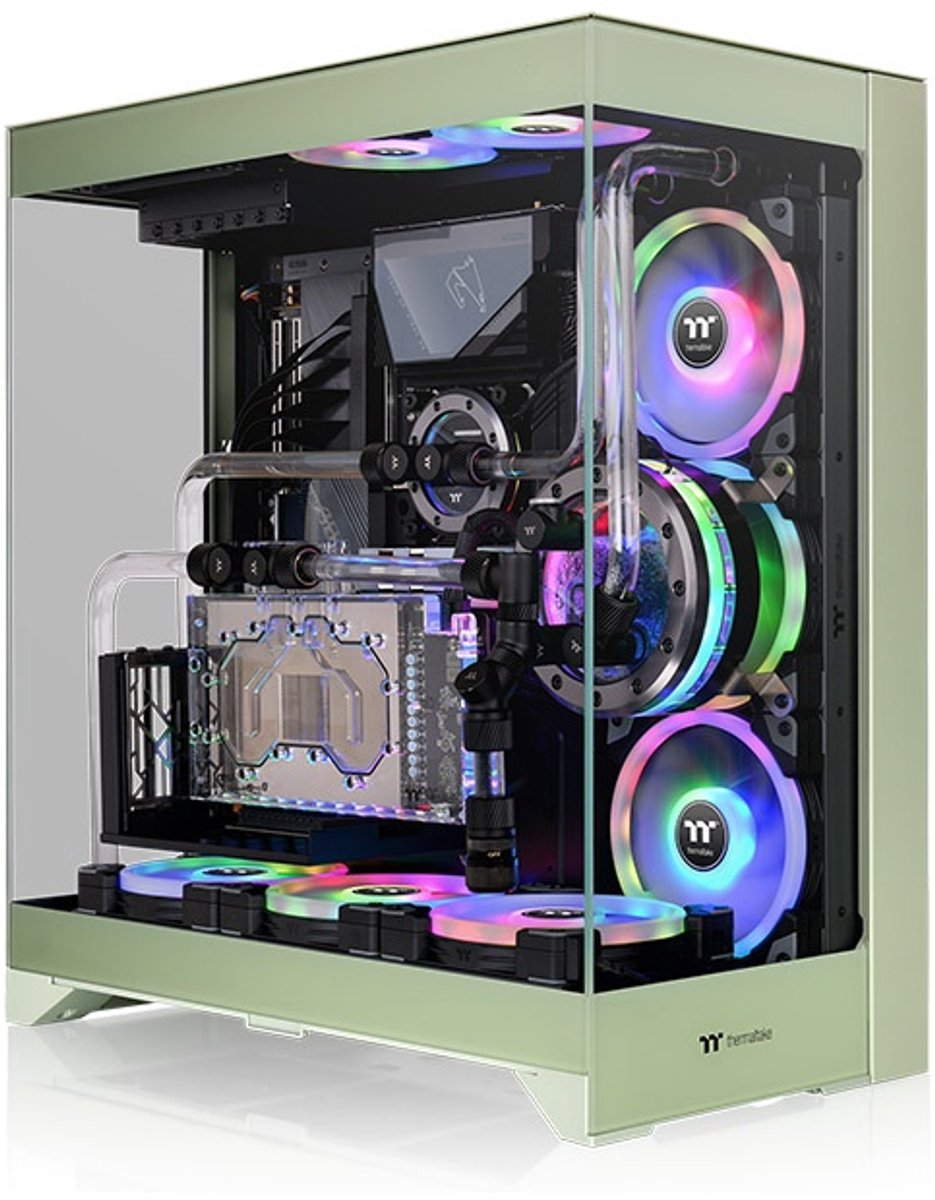 Thermaltake CTE E550 TG - Kabinet - Miditower - Grøn