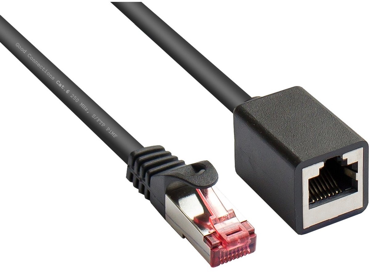 Alcasa electronik Good Connections RNS patch extension cable - 5 m - black - Sort