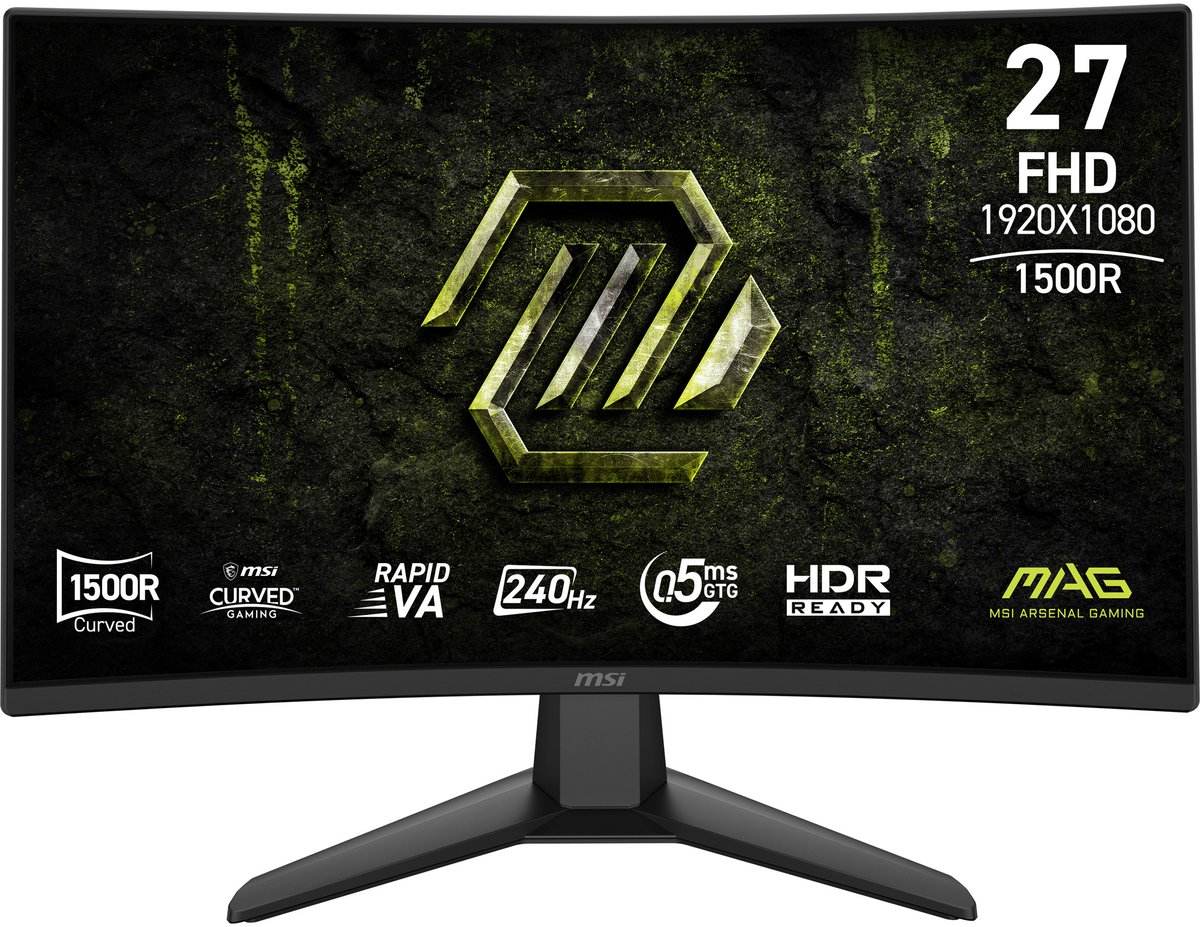 27" MSI MAG 274CF X24 - LED monitor - curved - Full HD (1080p) - 27"