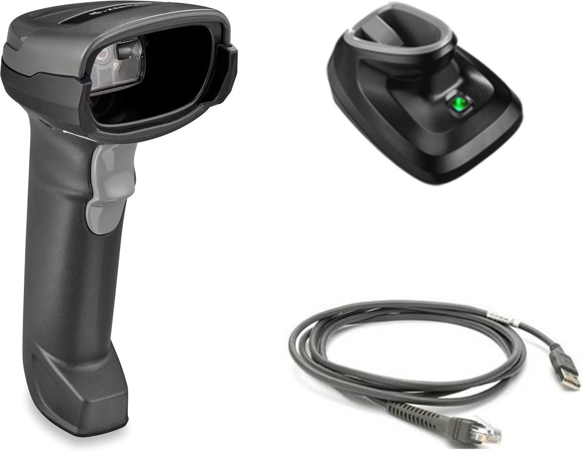 Zebra DS2278-SR - 2D Wireless Barcode Scanner (Includes USB Cable and Cradle)