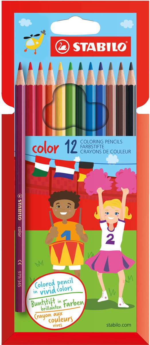 STABILO - color - Colored Pencil - Set of 12 Pieces