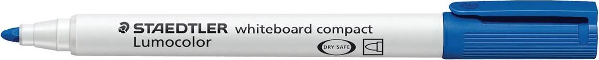 Staedtler LUMOCOLOR COMP. WB-marker 1-2mm BLÅ, 10 stk