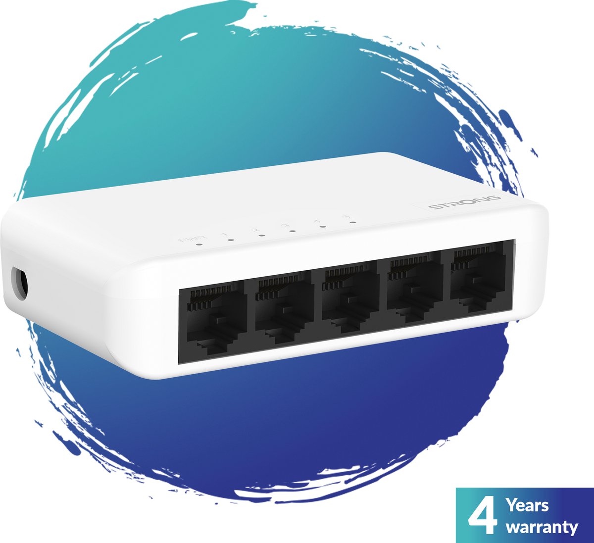 Strong SW5000P Switch - 5-port Gigabit - Plastic