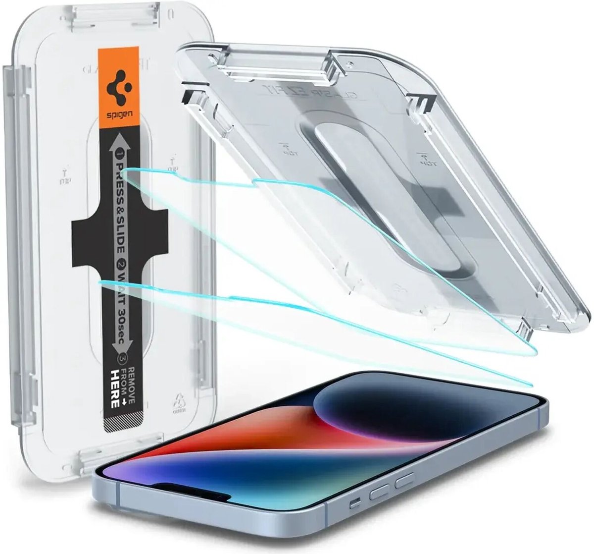 Spigen tR EZ Fit 2 Pack - transparency - iPhone 16e/14/13/13 Pro