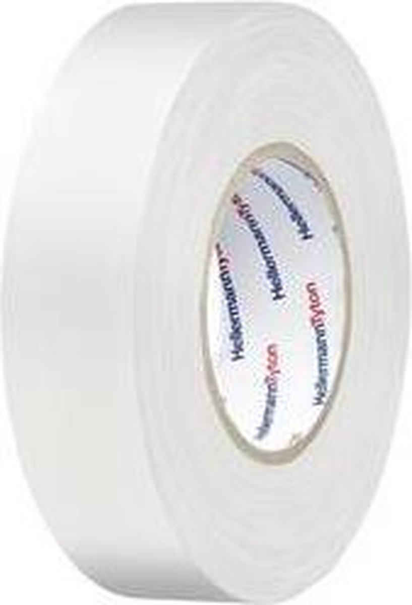 Ruban adhésif toilé HelaTape Tex HellermannTyton 712-00905 blanc (L x l) 50 m x 50 mm caoutchouc 1 pc(s)