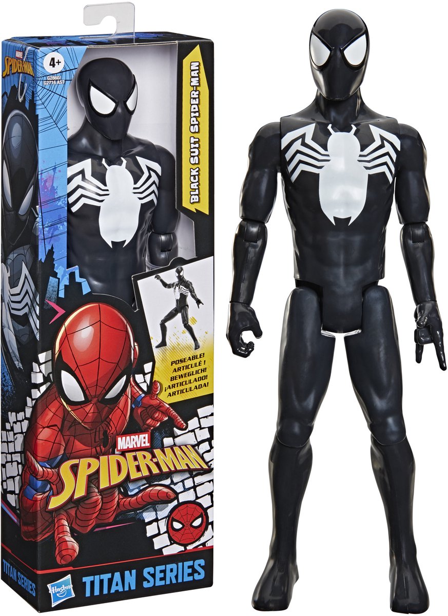 Marvel Spider-Man 11.5" Figure Titan Heroes Symbiote Spider M