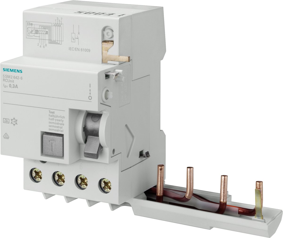 Siemens 5SM23426 5SM2342-6 Interrupteur différentiel A 40 A 0.03 A 400 V
