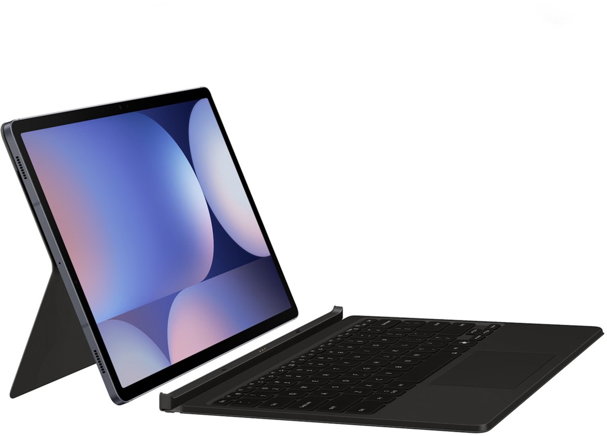 Samsung Galaxy Tab S10+ / Tab S9 FE+ / Tab S9+ - Book Cover Keyboard - Black (English) - Tastatur & Folio sæt - Sort