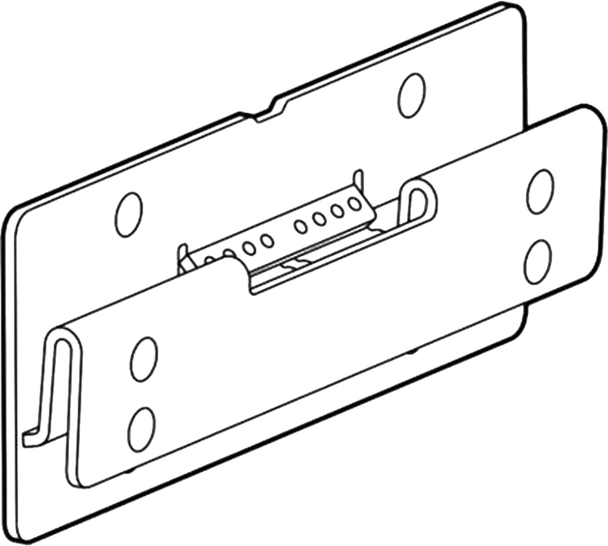 Poly adapter bracket - for video conferencing system - Maks - Maks størrelse
