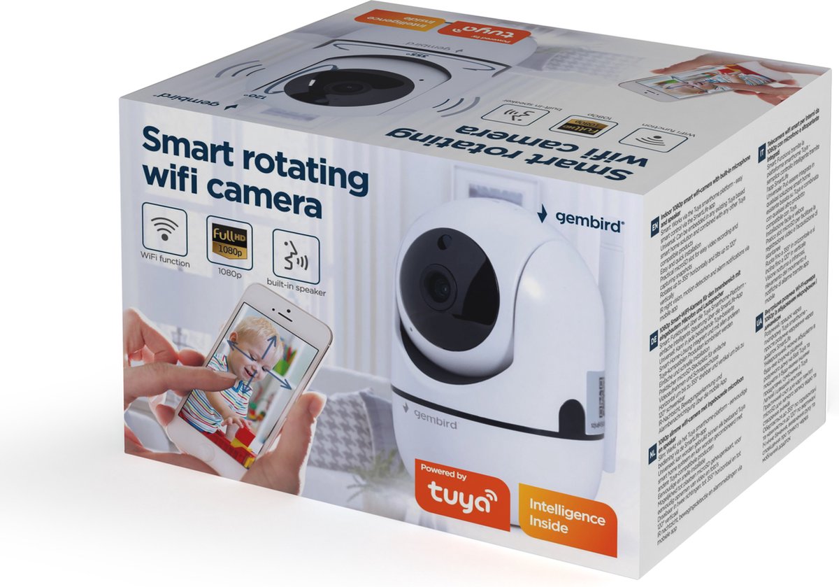 Gembird Smart Rotating WiFi Camera 1080p