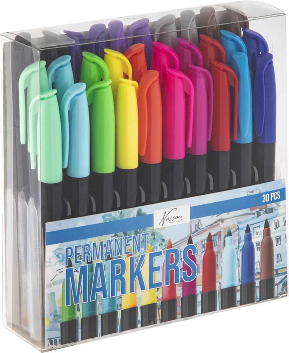 Creative Craft Group Permanente markers, 30 stk.