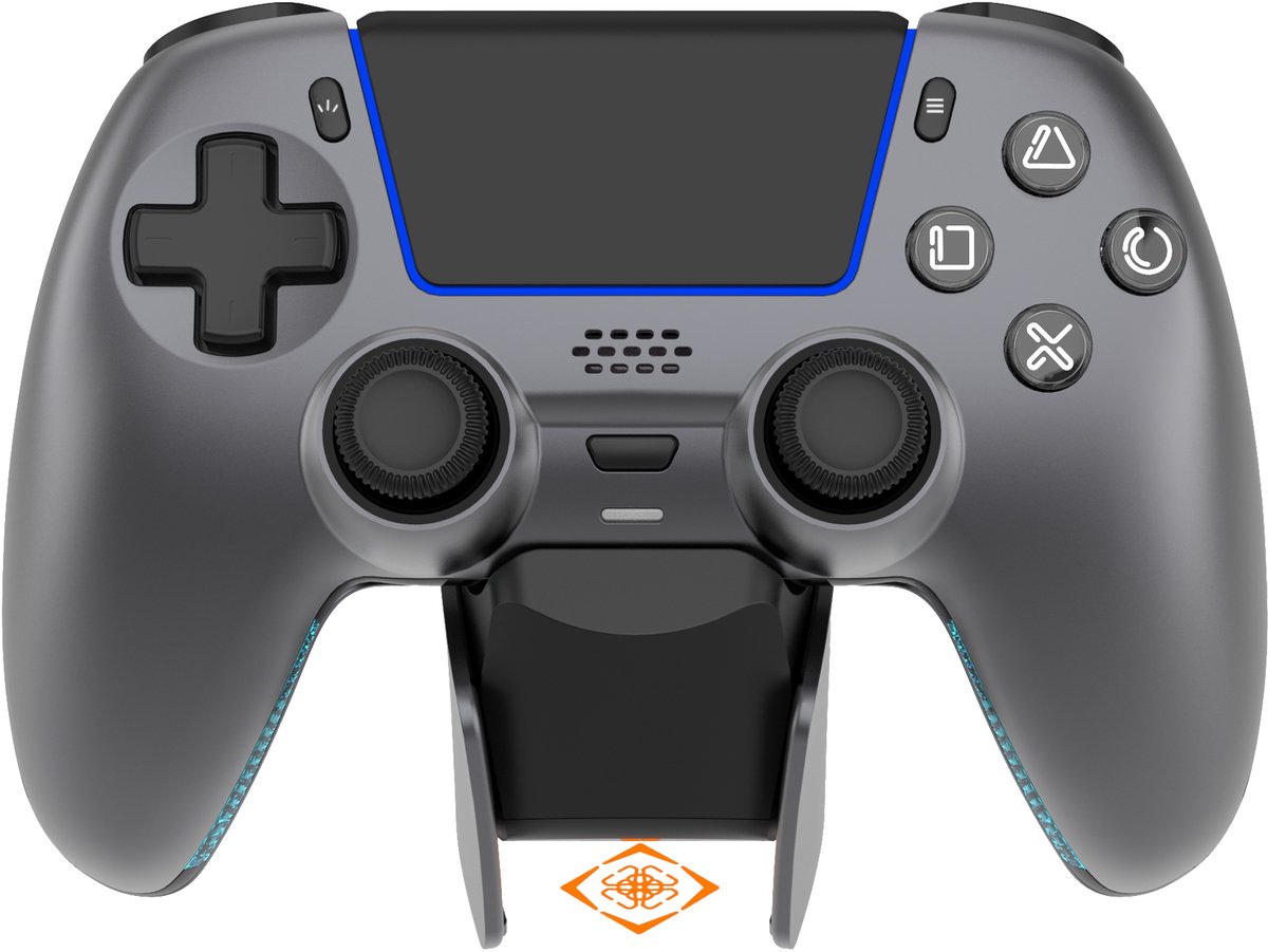 Deltaco GAMING Metallic Spray-Painted PS5 Wireless Controller with Charging Dock - Wired Controller - Android