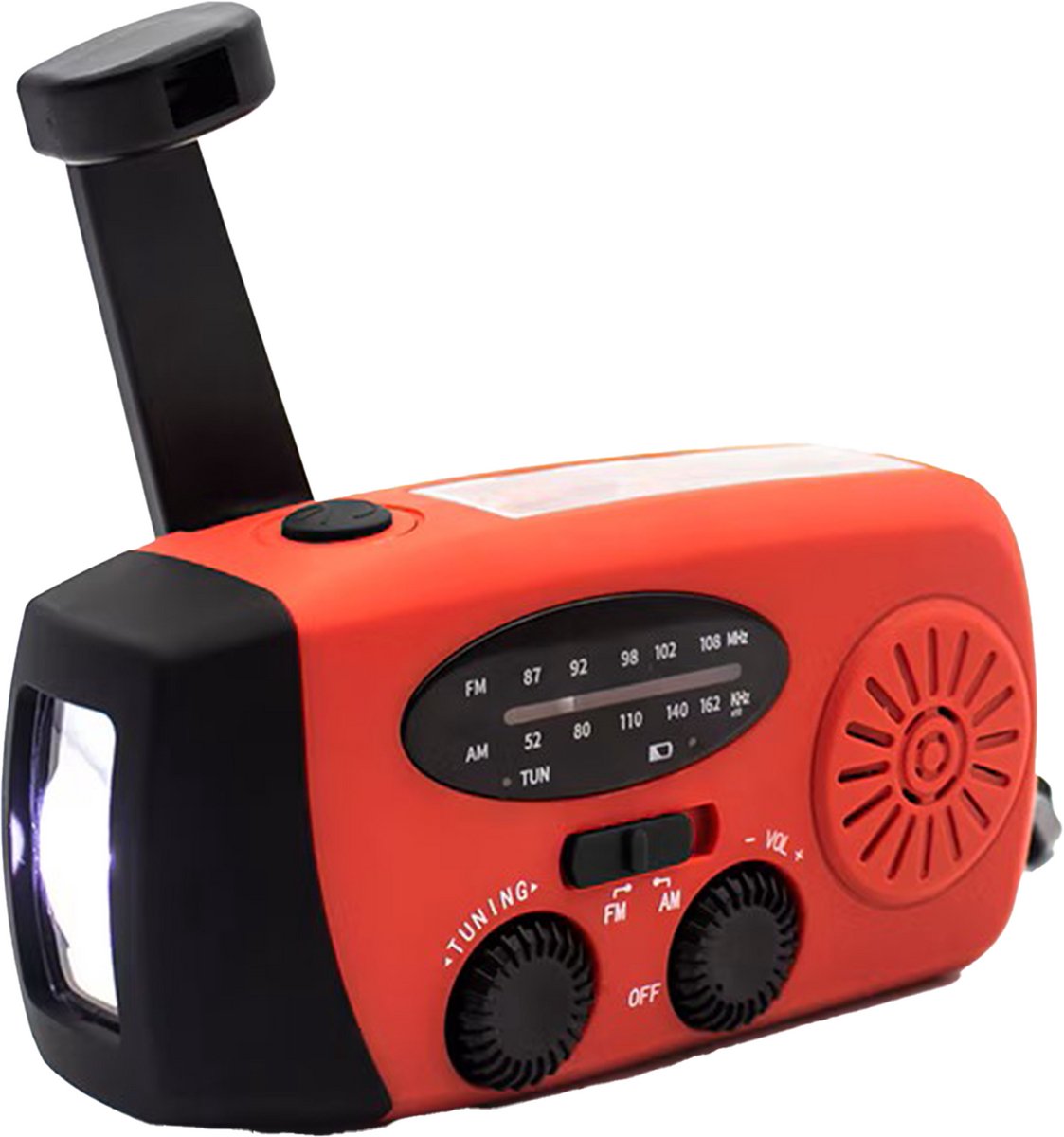 DENVER SCR-2005 - Emergency Radio - Solar - Dynamo - 2000 mAh Powerbank - FM