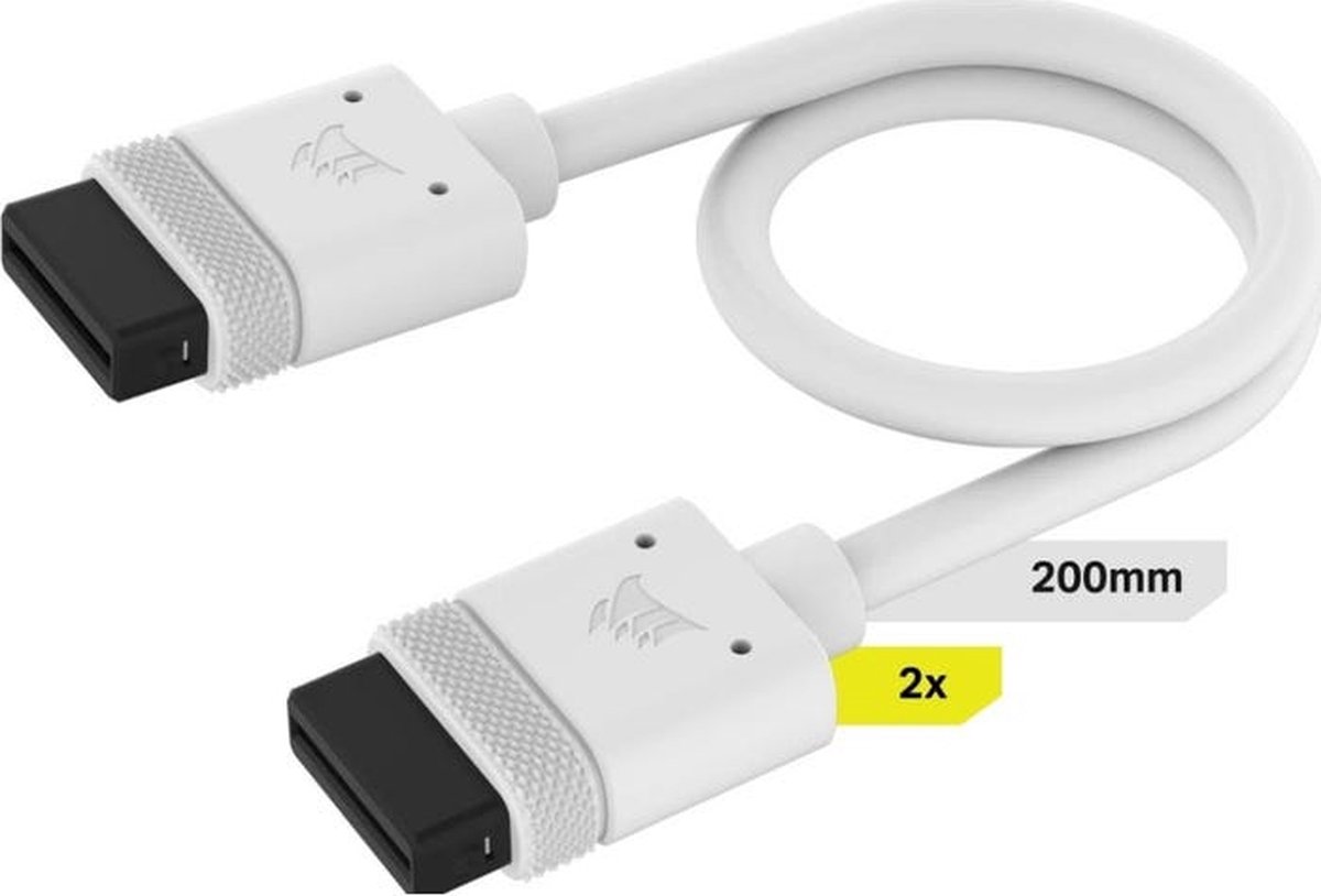 Corsair iCUE LINK - power / data cable - CORSAIR iCUE link to CORSAIR iCUE link - 20 cm