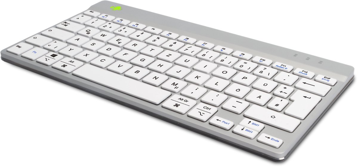 R-Go Tools R-Go Ergonomic Keyboard Compact break - Tastatur - Tysk - Hvid