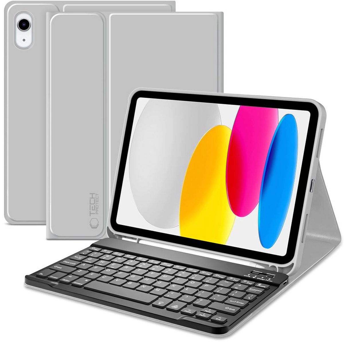 Tech-Protect SC Pen + Keyboard Case for iPad 10.9" 2022 (10th Gen.) / 11" 2025 (11th Gen) - Gray (US International)