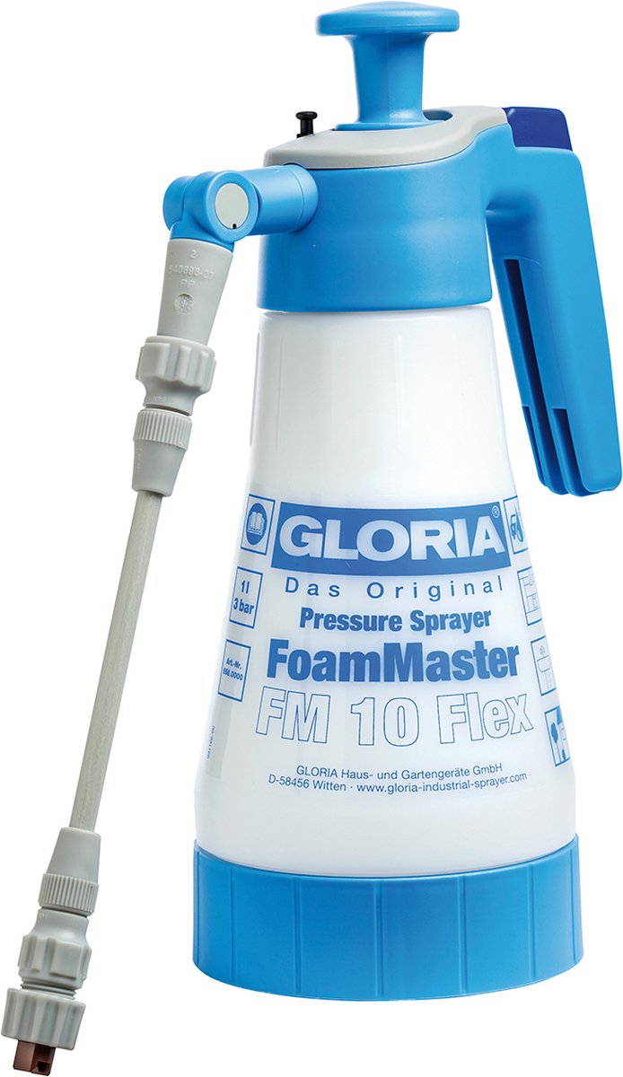 Gloria Haus und Garten 000656.0000 FoamMaster FM 10 FLEX Pulvérisateur 1 l