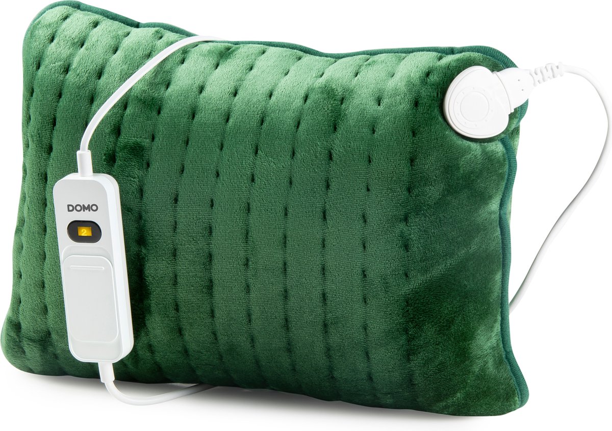 DOMO DO638K Coussin chauffant 100 W vert foncé