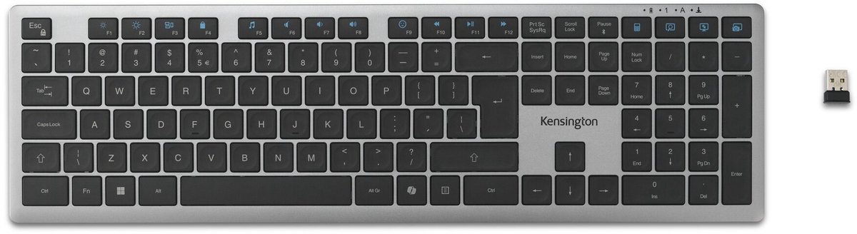 Kensington KB535 EQ - Tastatur - Engelsk - Grå