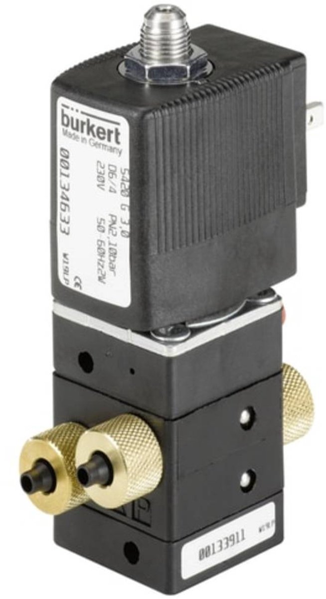 Bürkert Vanne à servocommande 134638 5420 24 V/DC bride Largeur nominale (détails) 3.0 mm commandé par servo 1 pc(s)