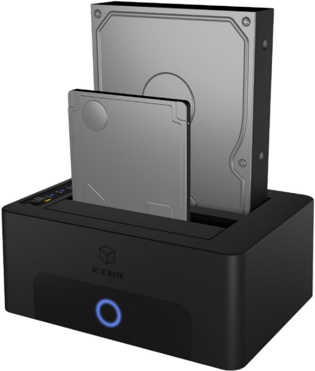 ICY BOX IB-1232CL-U3 - HDD docking station - SATA 6Gb/s - USB 3.0