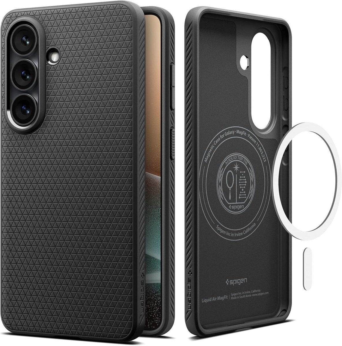 Spigen Liquid Air MagSafe - matte black - Samsung Galaxy S26