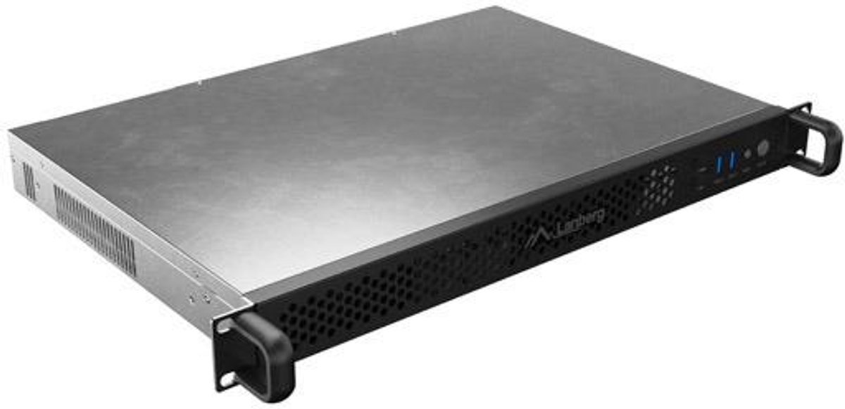 Lanberg SC01-3001-10B - rack-mountable - 1U - mini ITX - Kabinet - Server (Rack) - Sort