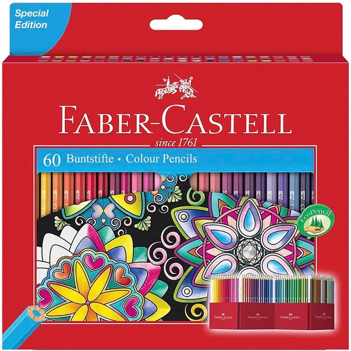Faber-Castell Castle Colored pencils box of 60 pcs