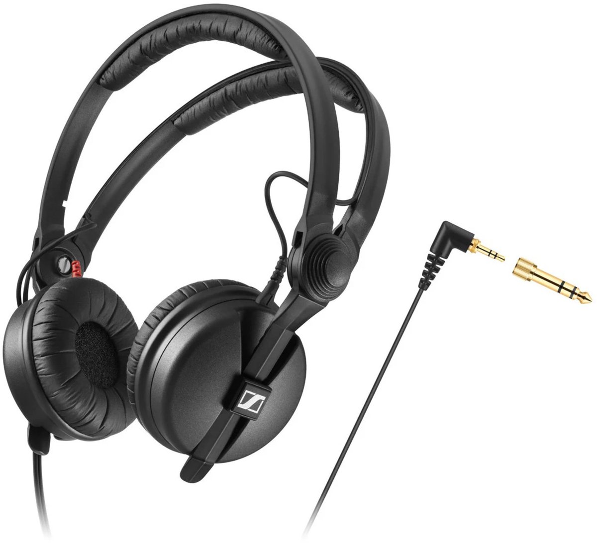 Sennheiser HD 25 pour DJ Casque supra-auriculaire filaire noir coques pivotantes