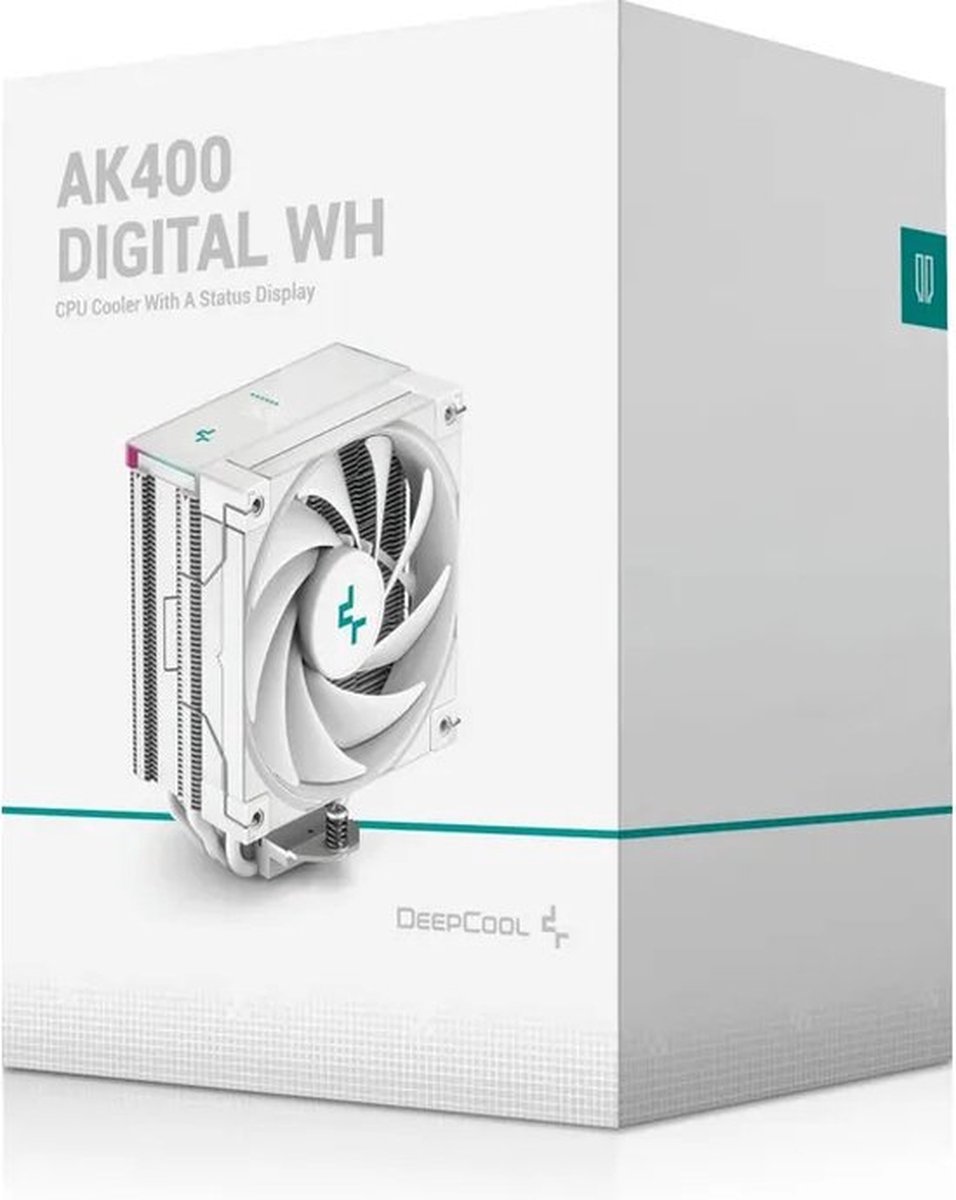 DeepCool AK400 DIGITAL WH - CPU Luftkøler